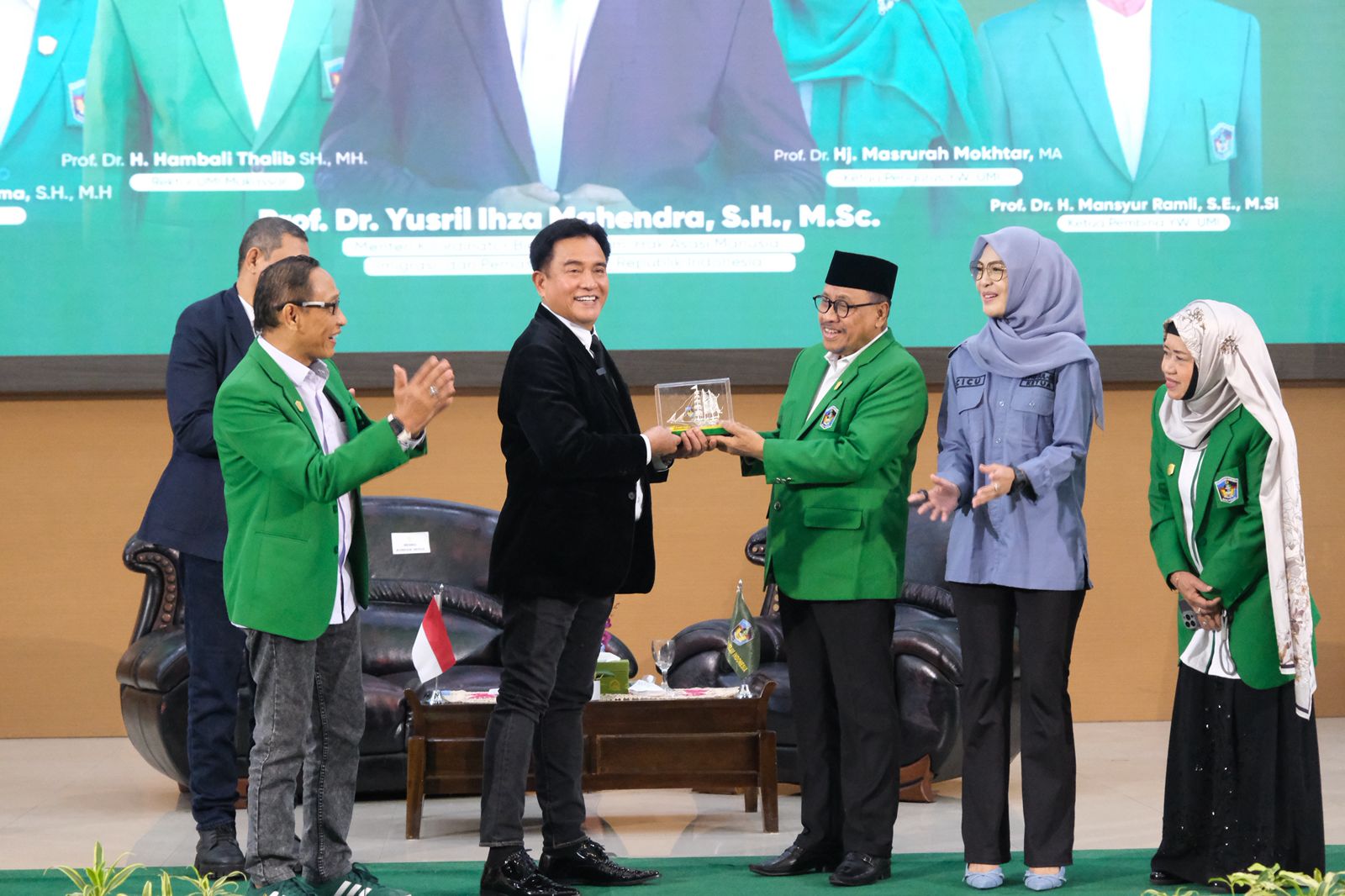 Prof. Yusril Ihza Mahendra Konstitusi sebagai Kompas Bangsa, UMI Pelopor Pembentukan Generasi Hukum