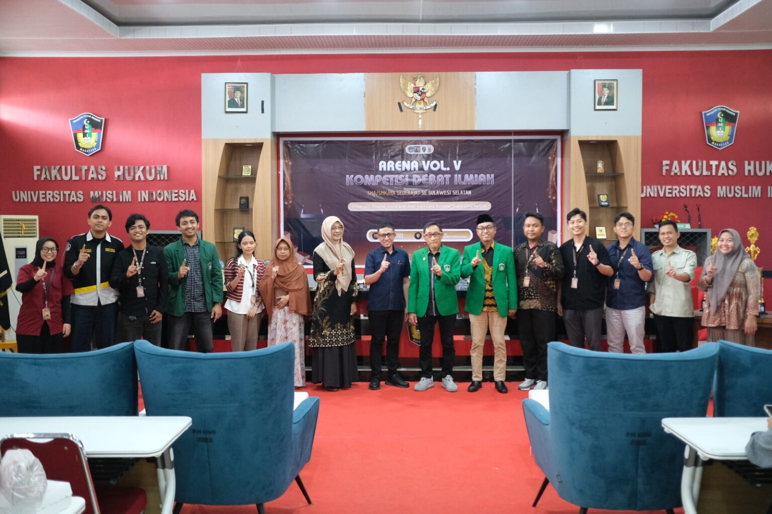 FOISC FH UMI Gelar Arena Vol. V, Dorong Prestasi dan Aspirasi Debat Ilmiah Pelajar Sulsel